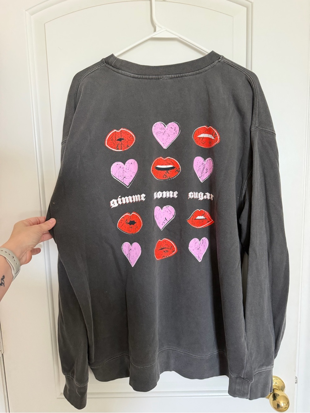 GUC living fully Mallory Ervin XL sweatshirt gimme some sugar